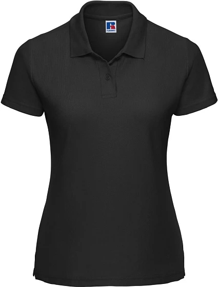 Russell Athletic 539F Dámske polo tričko z piké 10.539F čierne Russell Athletic 539F Dámske polo tričko z piké 10.539F čierne