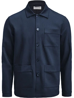 J.Harvest & Frost Patch Pocket Overshirt Košeľová bunda 63.2101 tmavomodrá