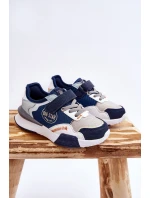 Dziecięce Sneakersy Memory Foam System Big Star LL374225 Granatowe Dziecięce Sneakersy Memory Foam System Big Star LL374225 Granatowe