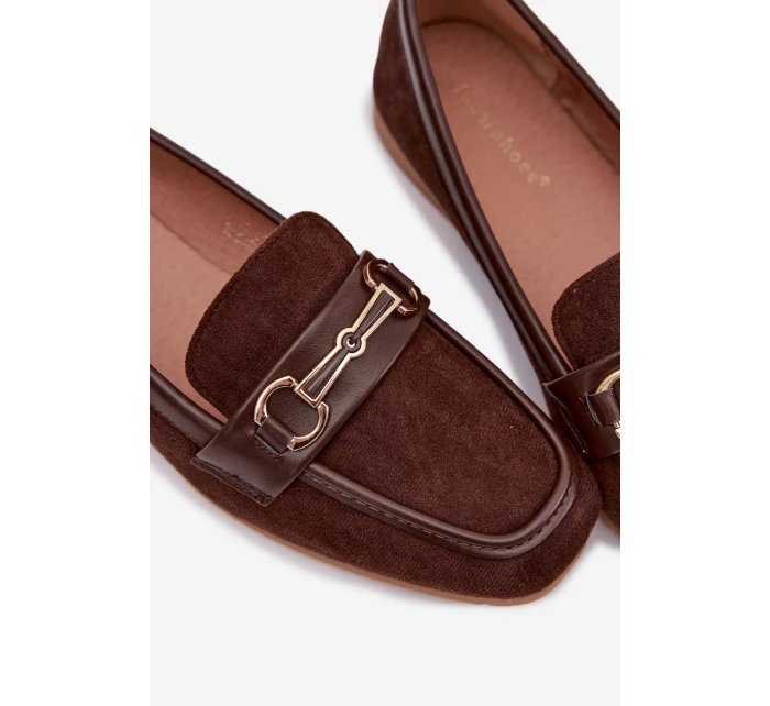 Dámské Mokasíny S Ozdobou Hnědé Palerina