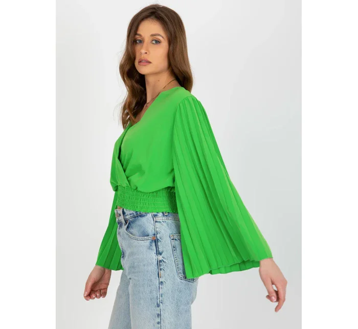 Blúzka DHJ BZ 16503.30x svetlo zelená