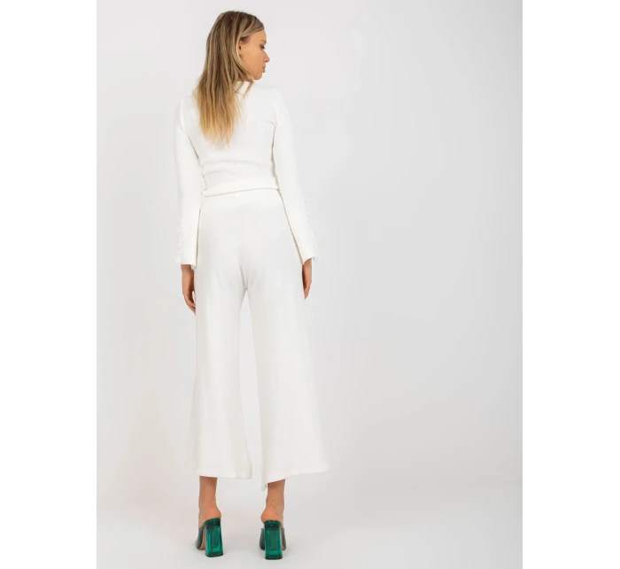 Kalhoty VI SP model 17814505 ecru - FPrice Kalhoty VI SP model 17814505 ecru - FPrice