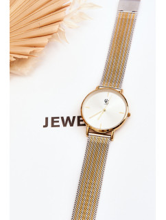 Dámske hodinky GG Luxe Silver Gold Fiber