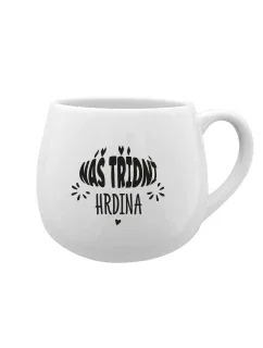 NÁŠ TŘÍDNÍ HRDINA - bílý keramický hrníček 300 ml