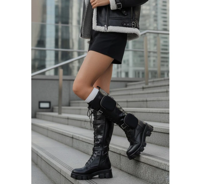 Dámské boty černé Dstreet model 21995219 - FashionStreet