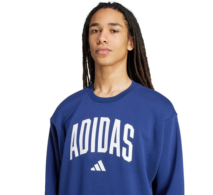 Pánská mikina  Sweatshirt blue pánské model 21493332 - ADIDAS