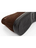 buty męskie skórzane brązowe na model 22556217 - Lee Cooper buty męskie skórzane brązowe na model 22556217 - Lee Cooper