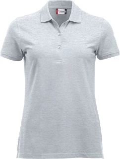 Classic Marion S/S Dámské piqué polo z těžké bavlny model 22457311 ash - Clique