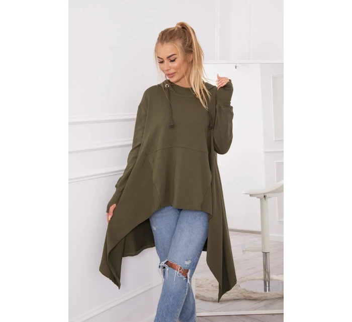 Halenka s model 18749094 spodní částí khaki - K-Fashion Halenka s model 18749094 spodní částí khaki - K-Fashion