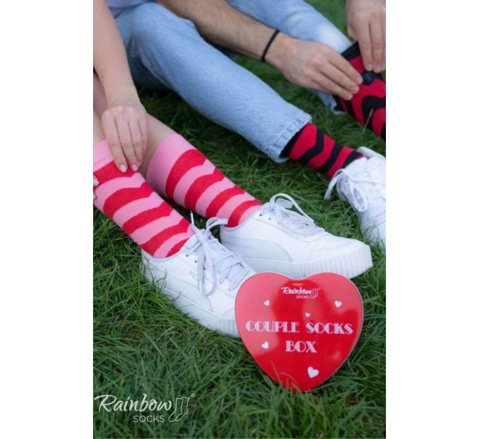 Ponožky BOX 2  Srdce Rainbow Socks model 21645228 - ZOOKSY/RAINBOW SOCKS