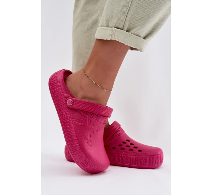 Dámské chodáky z pěny Big Star TT274A082 Fuchsiová