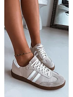 Zazoo N1068 Dámske kožené nízke tenisky Beige Zazoo N1068 Dámske kožené nízke tenisky Beige