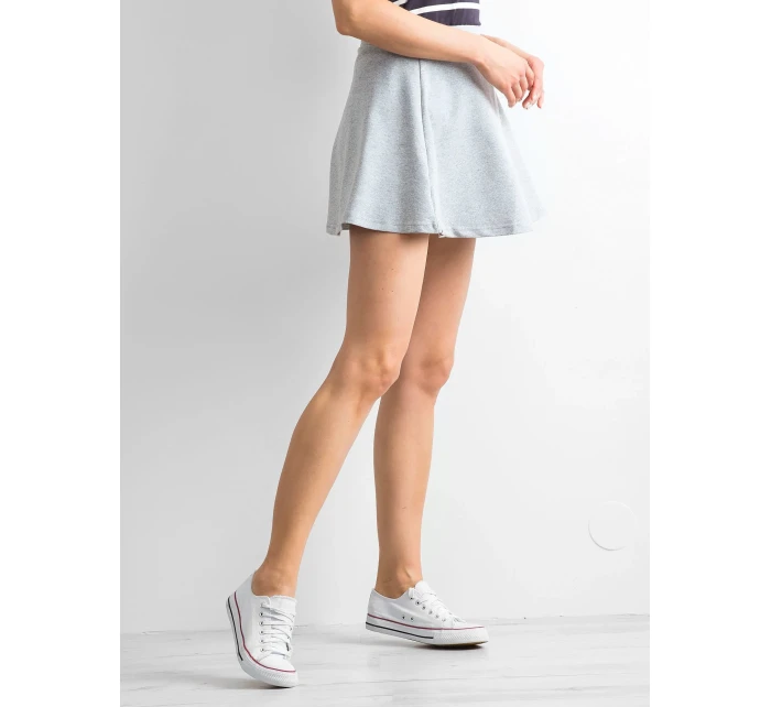 Sukně EN SD model 14832676 světle šedá - FPrice Sukně EN SD model 14832676 světle šedá - FPrice