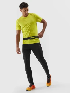 Pánske rýchloschnúce bežecké tričko 4F - zelené