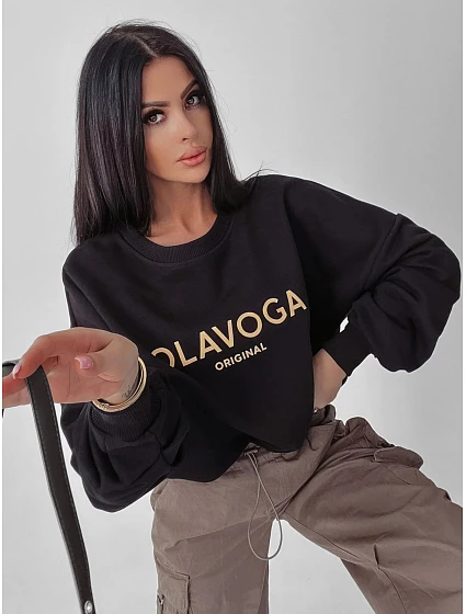 Dámská mikina model 18480709 černá - Ola Voga Dámská mikina model 18480709 černá - Ola Voga