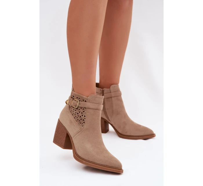 Topánky na podpätku model 224703 Step in style