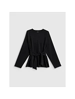 Dámská mikina regular s vázáním a model 22402675 - 4F Dámská mikina regular s vázáním a model 22402675 - 4F