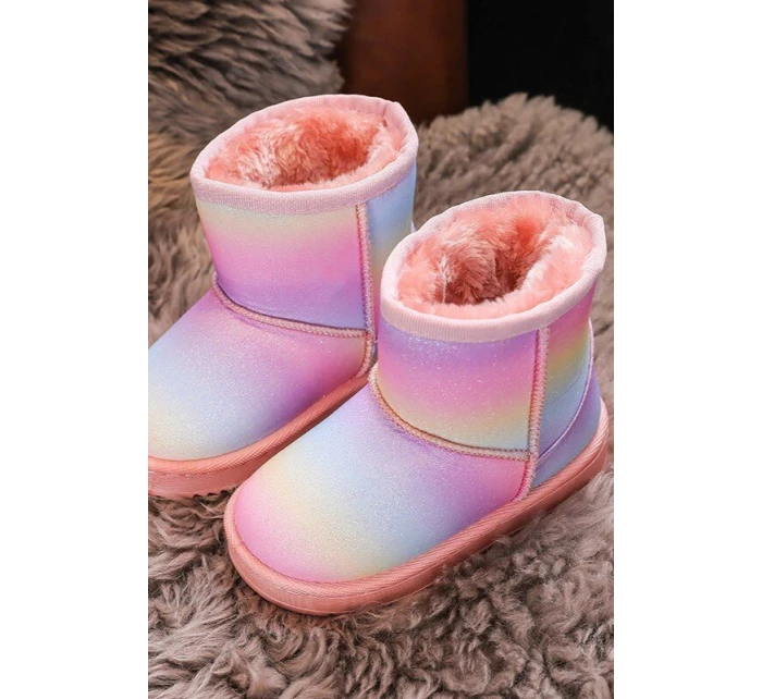 Dziecięce Ocieplane Botki Śniegowce Multikolor Gooby