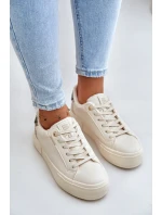 Ocieplane Trampki Damskie Na Platformie Big Star OO274A454 Beżowe Ocieplane Trampki Damskie Na Platformie Big Star OO274A454 Beżowe