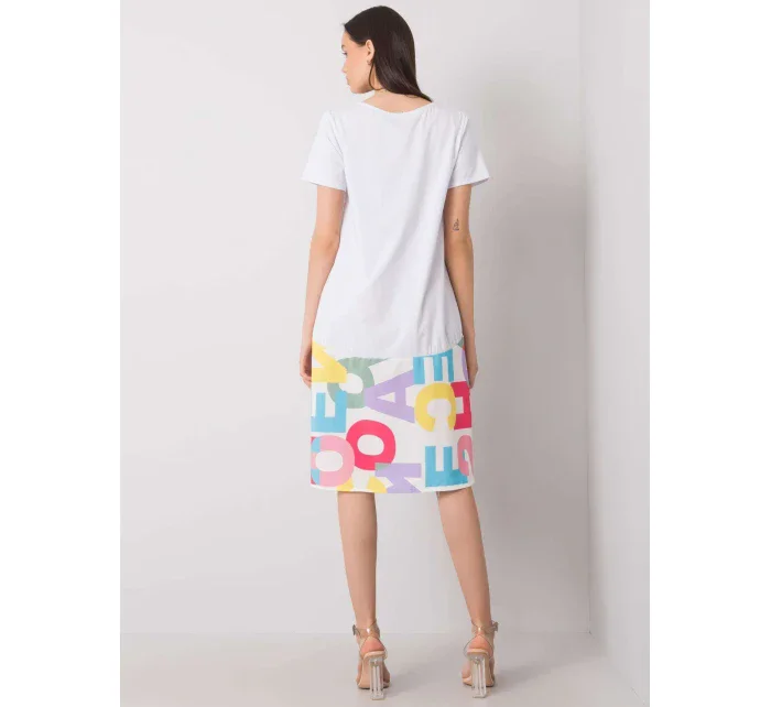 Šaty DHJ SK 13119.26P biela Šaty DHJ SK 13119.26P biela