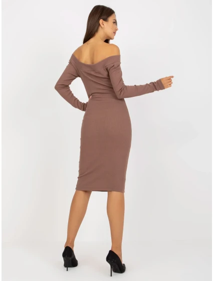 Dámske šaty EM SK 674 hnedé Dámske šaty EM SK 674 hnedé