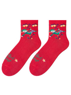 Ponožky Bratex DA056 Red