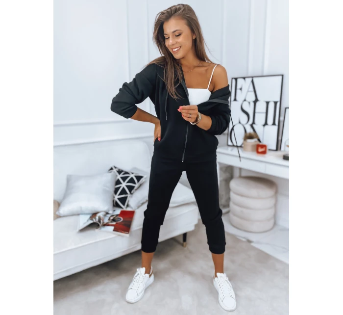Dámská tepláková souprava PREMIUM černá Dstreet model 21965902 - FashionStreet