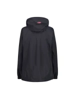 Dámska bunda do dažďa CMP Fix Hood Black (39X6636-01UE)