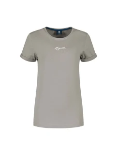 Rogelli t-shirt damski LOGO beżowy S