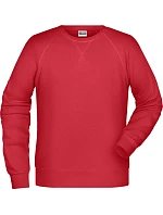 Daiber 8022 Pánská raglánová mikina 02.8022 red