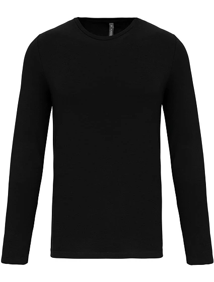 Kariban K 3016 Elastické tričko s dlhým rukávom 20.3016 čierne