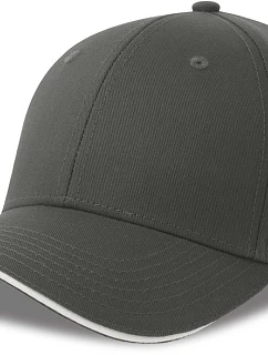 Atlantis Headwear Sport Sandwich-S 6-panelová sendvičová čiapka 33.0275 tmavošedá