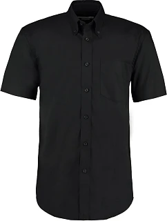 Kustom Kit KK 109 (13,5–18) Košeľa Oxford s krátkym rukávom 43.0109 čierna