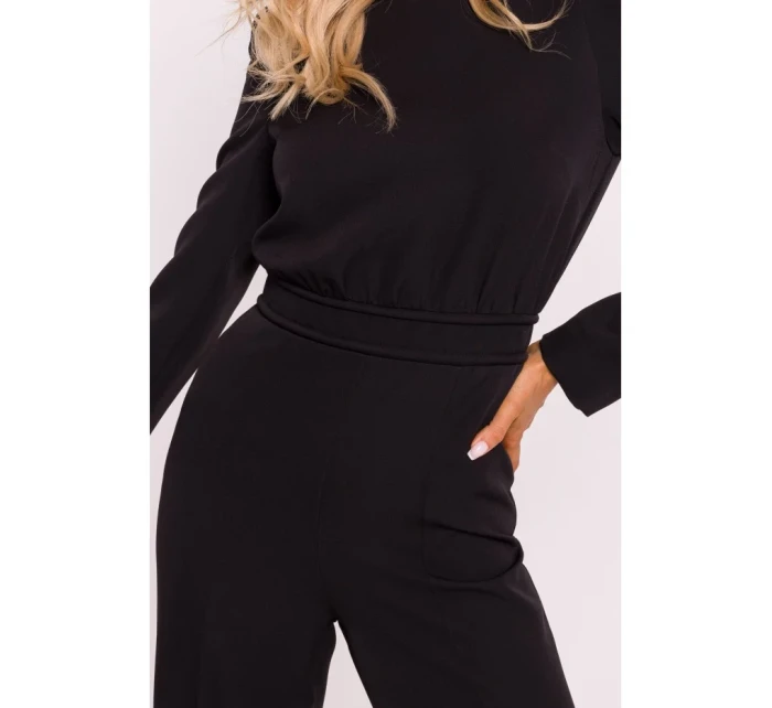 M811 Kombinéza s polstrovanými ramenami - čierna