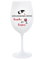 I TASTE LIFE CAP BY CAP - pohár na biele víno 350 ml I TASTE LIFE CAP BY CAP - pohár na biele víno 350 ml