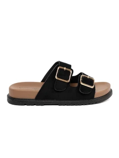 Trendy dámske čierne ponožky s platformou