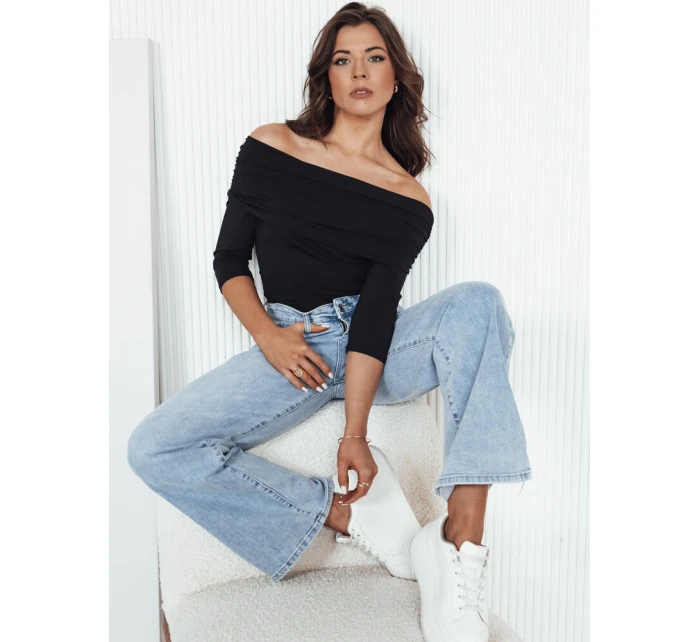 dámská pruhovaná halenka černá Dstreet model 21976252 - FashionStreet