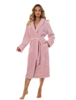 L&L 2413 Camelia dlhý dámsky župan M-2XL