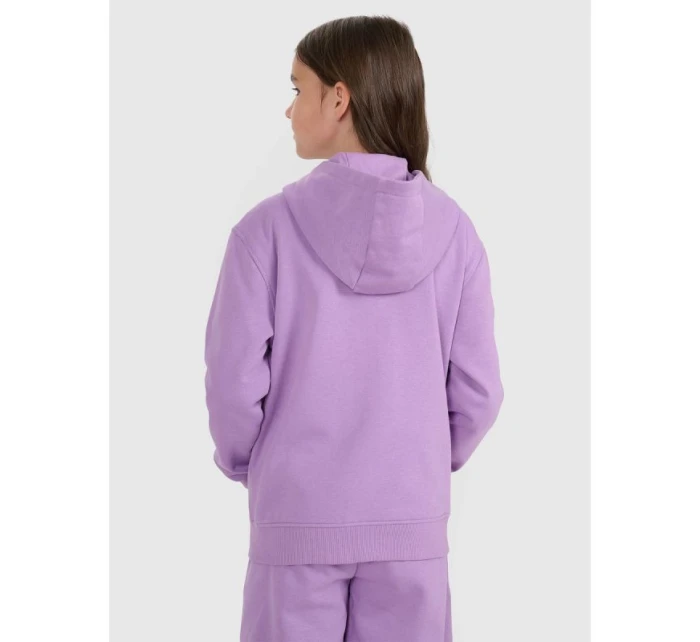 Dívčí mikina s kapucí model 21815258 - 4F Dívčí mikina s kapucí model 21815258 - 4F