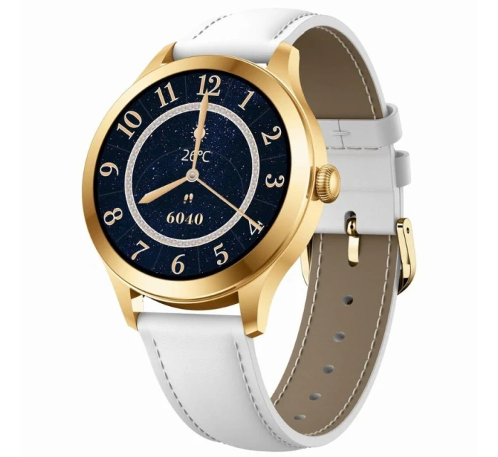 Inteligentné hodinky Gravity White Gold 2 Stripes GT25-2 PRO Inteligentné hodinky Gravity White Gold 2 Stripes GT25-2 PRO