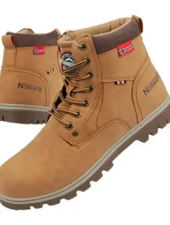 Geografické Nórsko pánska obuv M WALK-GN CAMEL