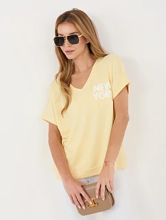 Blúzka RV BZ A1258.00 svetložltá