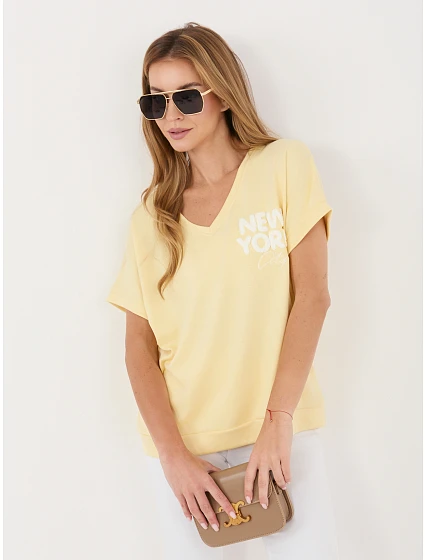 Blúzka RV BZ A1258.00 svetložltá