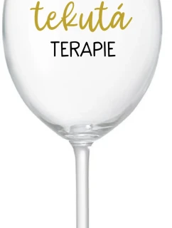Daddy's Liquid Therapy - číry pohár na víno 350 ml