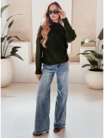 CAMERON dámsky sveter zelený FashionStreet MY1153