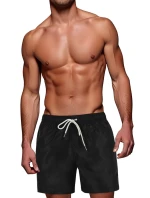 Pánske čierne šortky FashionStreet SX2530 Pánske čierne šortky FashionStreet SX2530