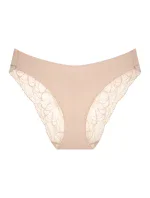 Dámske body Make-Up Illusion Lace Highleg Tai - BROWN - svetlohnedá 00NZ - TRIUMPH