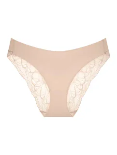 Dámske body Make-Up Illusion Lace Highleg Tai - BROWN - svetlohnedá 00NZ - TRIUMPH