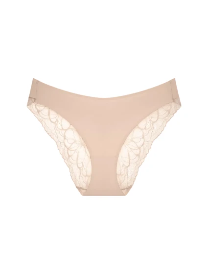 Dámske body Make-Up Illusion Lace Highleg Tai - BROWN - svetlohnedá 00NZ - TRIUMPH