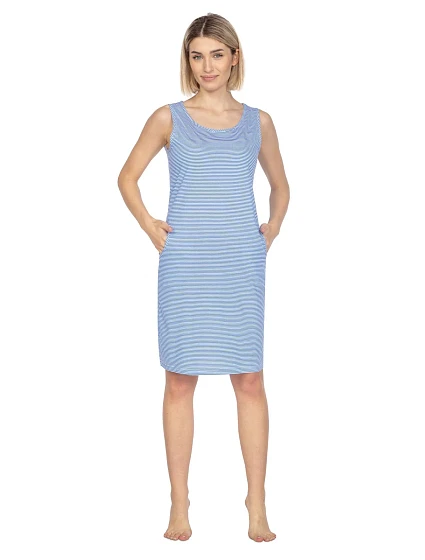 Dámská noční košile Regina 128 sz/r S-XL L24 Dámská noční košile Regina 128 sz/r S-XL L24